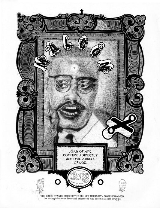 Malcolm X | Martin Luther King Jr. Print from 1999