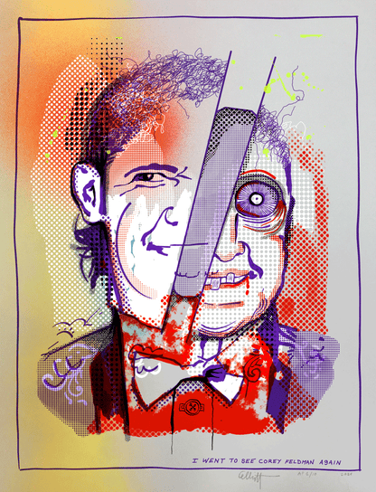 Limited Edition Portrait of Corey Feldman #2 by Elliott Earls
