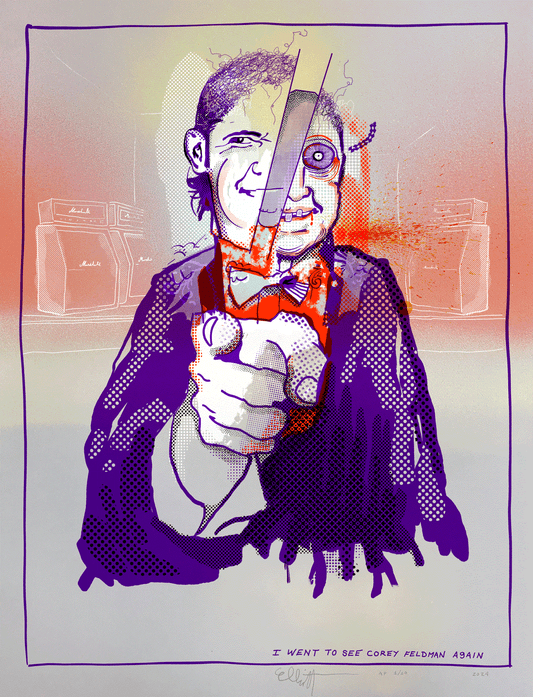 Limited Edition Portrait of Corey Feldman #1 By Elliott Earls